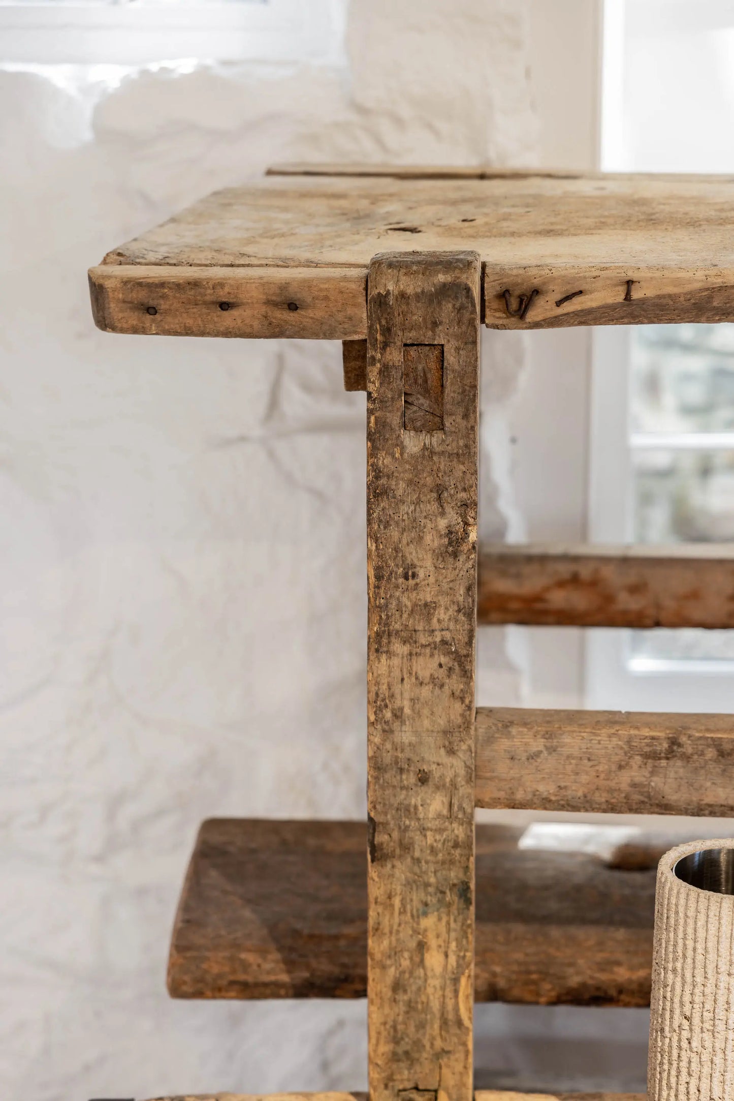 Antique Oak Storage Shelving Unit - JANGEORGe Interiors & Furniture