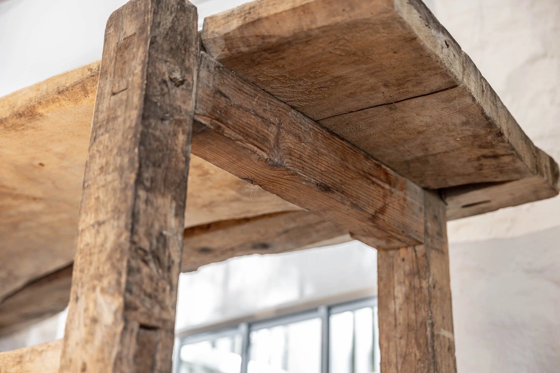 Antique Oak Storage Shelving Unit - JANGEORGe Interiors & Furniture