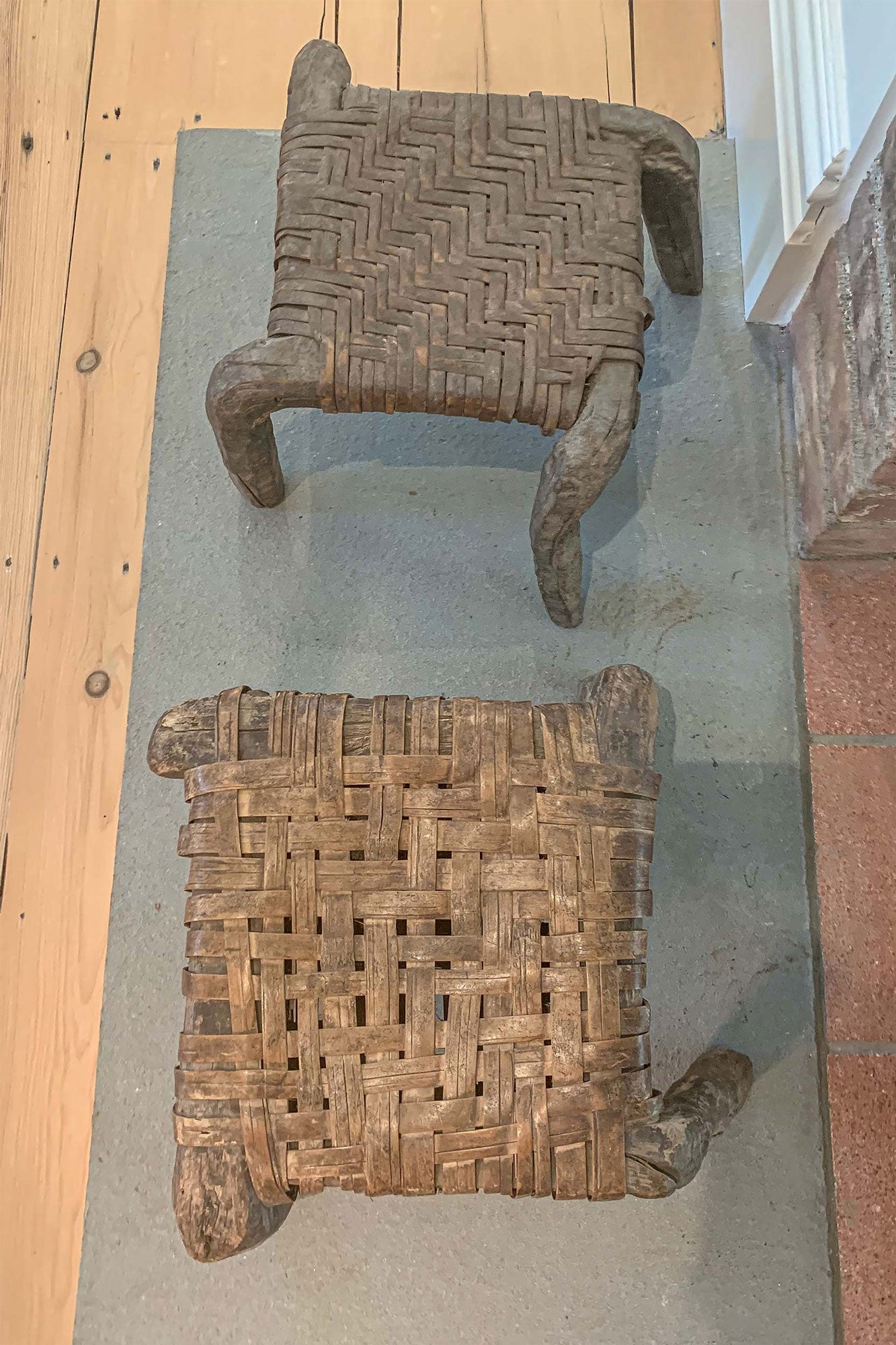 JANGEORGe Interiors & Furniture Antique Pair of 18th Century Japanese Stools