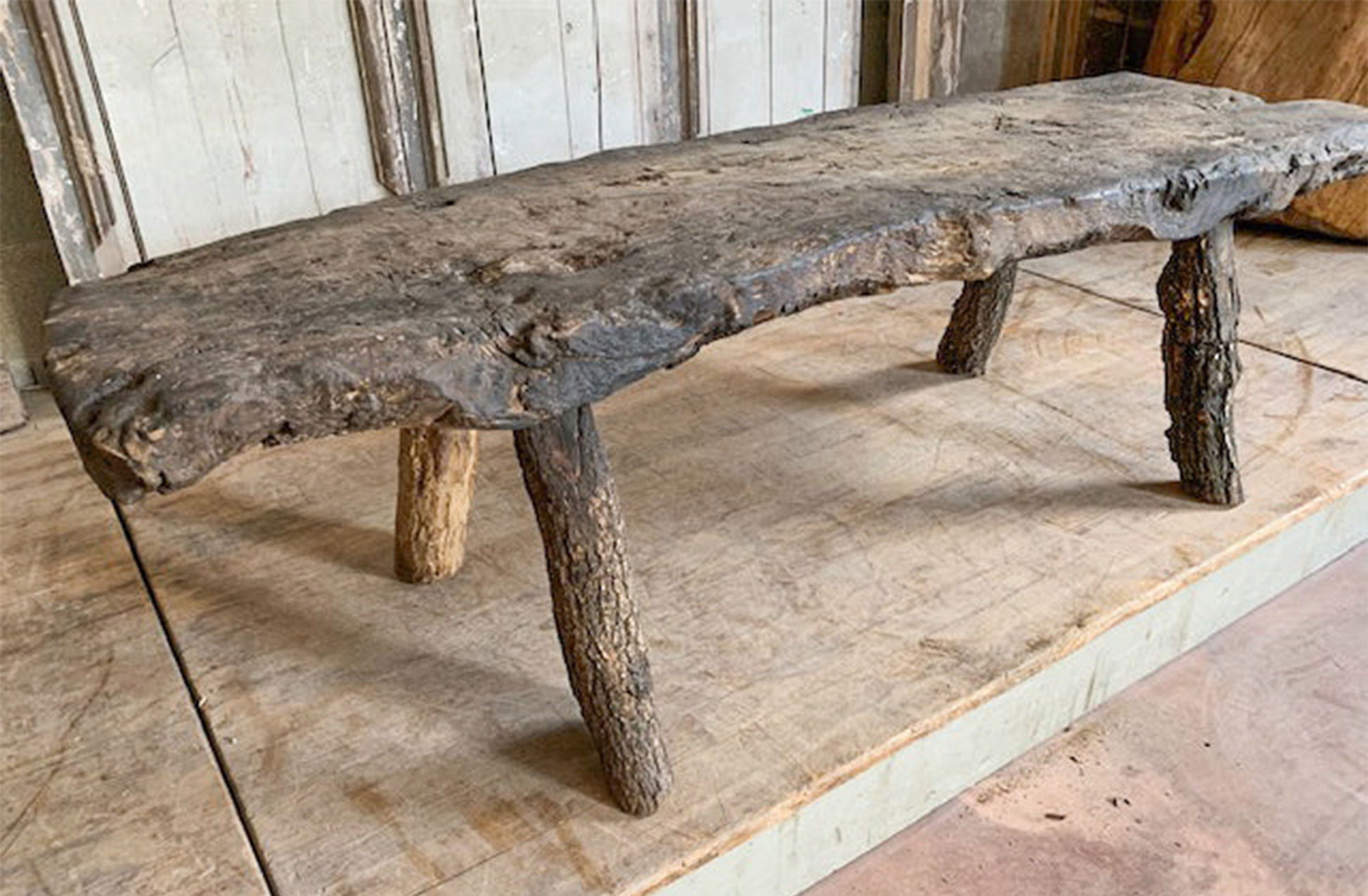 JANGEORGe Interiors & Furniture Antiques Rustic French Antique Low Table