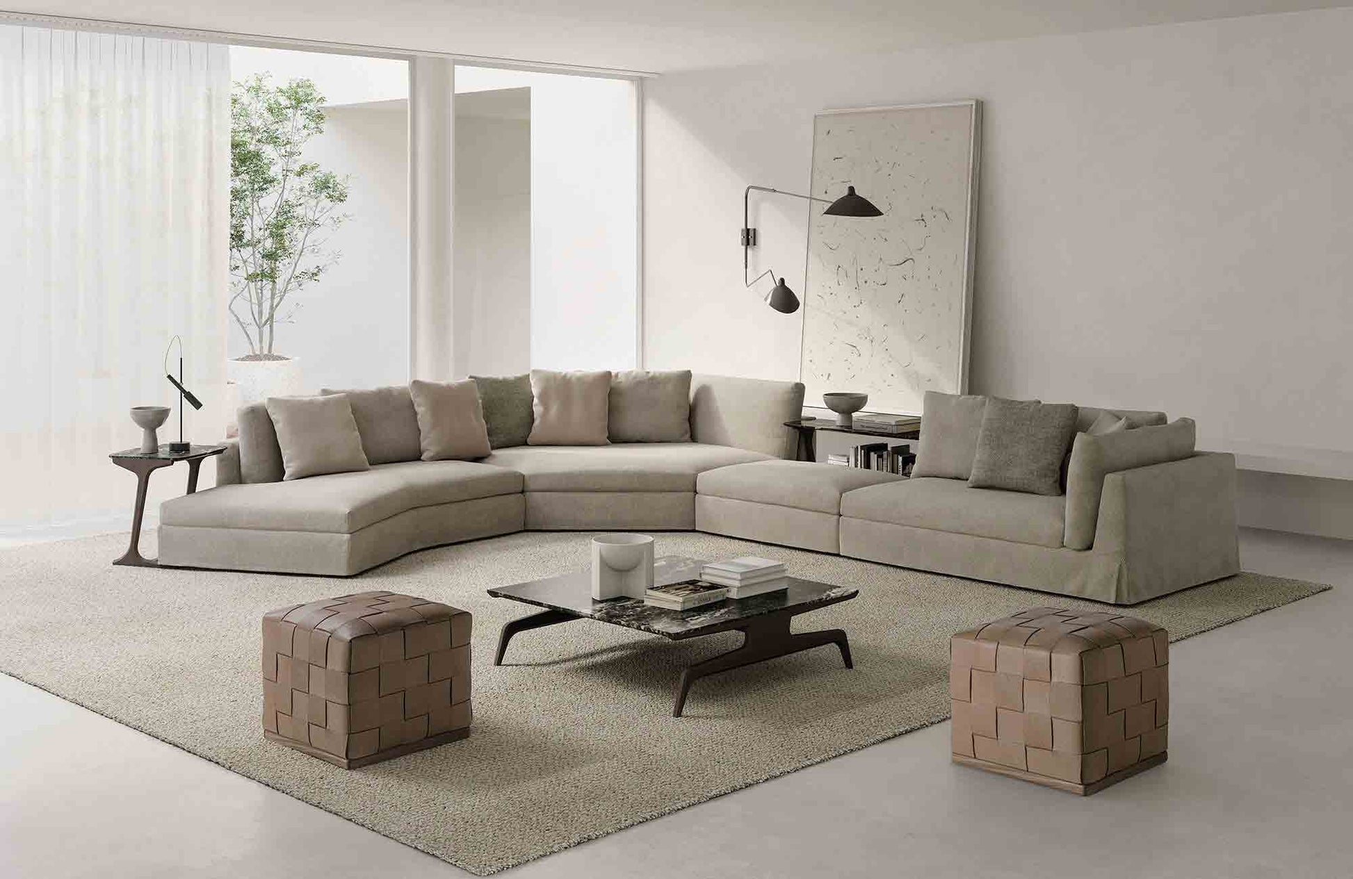 JANGEORGe Interiors & Furniture Frigerio Jonas Pouf