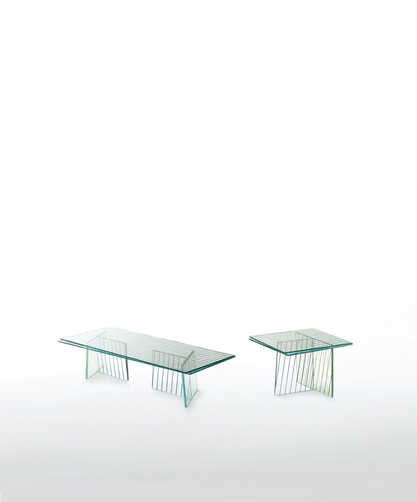 JANGEORGe Interiors & Furniture Glas Italia Crossing Glass Table