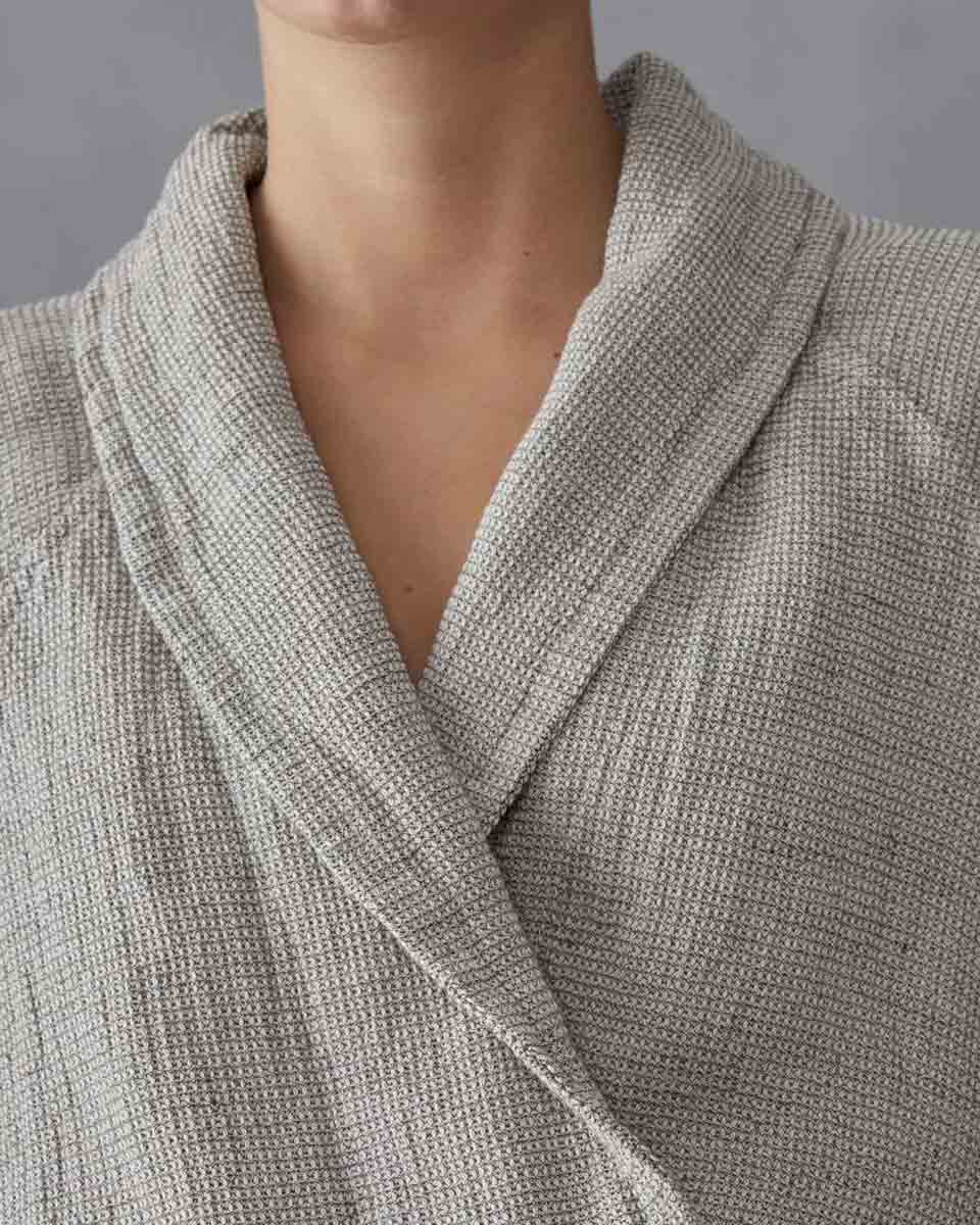 JANGEORGe Interiors & Furniture Society Limonta Maco Bathrobe Fumo