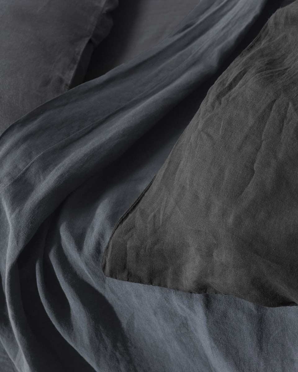 JANGEORGe Interiors & Furniture Society Limonta Rem Duvet Cover Anthracite