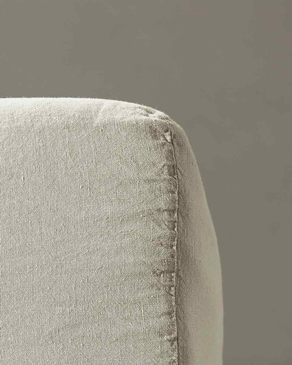 JANGEORGE Interiors & Furniture Society Limonta Rem Fitted Sheet Mastice