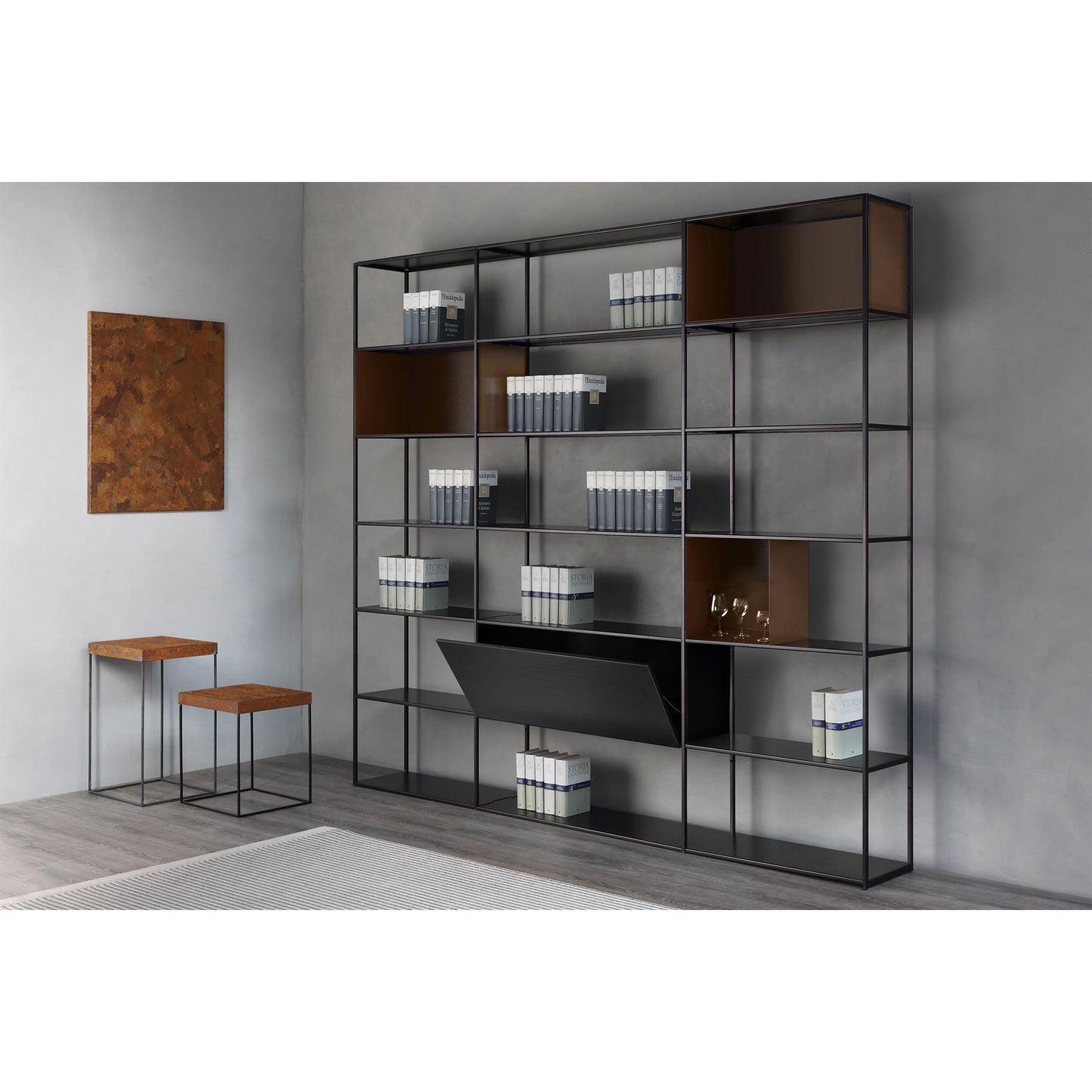 Easy Irony System - Bookcase, Composition C - JANGEORGe Interiors & Furniture